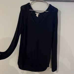 H&M oversized v-neck sweater